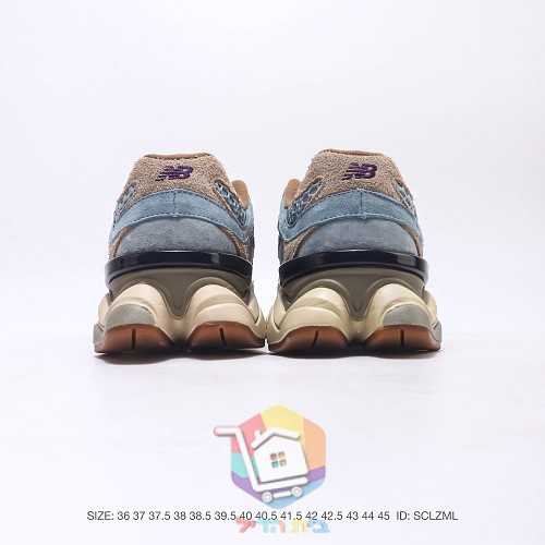 נעלי New Balance x Bodega 9060 תכלת, חום 4