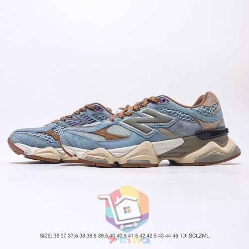 נעלי New Balance x Bodega 9060 תכלת, חום 7