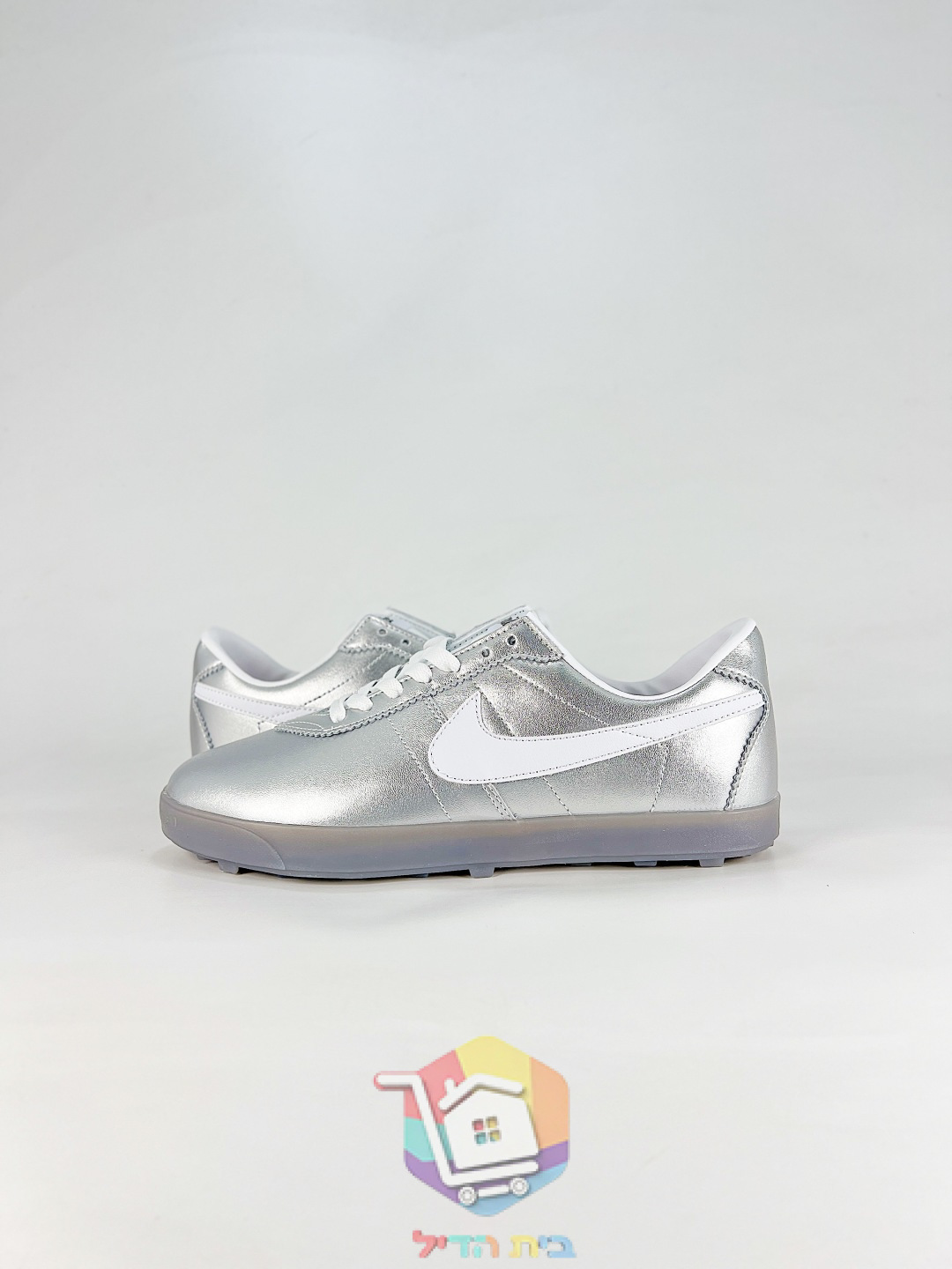 נעלי Nike Cortez כסף, שחור
