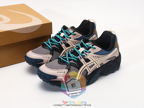 ASICS Gel-Nandi Trailschuhe aus Leder und Mesh 10