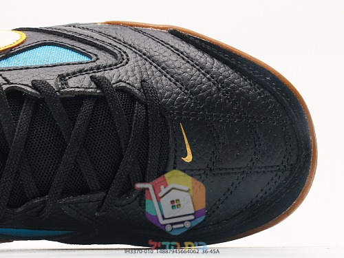 Nike Sneaker aus Leder mit blauem Mesh 2
