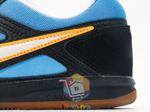 Nike Sneaker aus Leder mit blauem Mesh 3