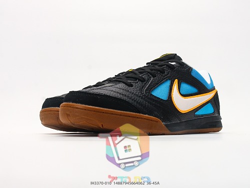 Nike Sneaker aus Leder mit blauem Mesh 5