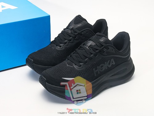 HOKA Bondi Laufschuhe in Schwarz 10