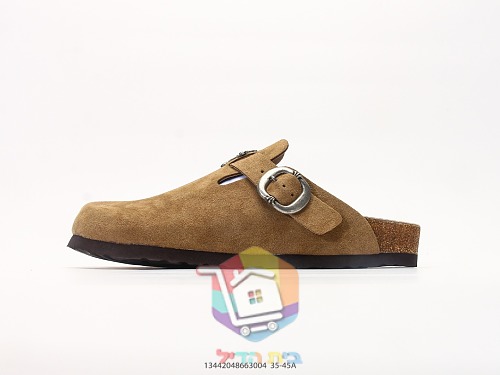 Birkenstock Boston Clogs aus Wildleder mit Schnalle 7