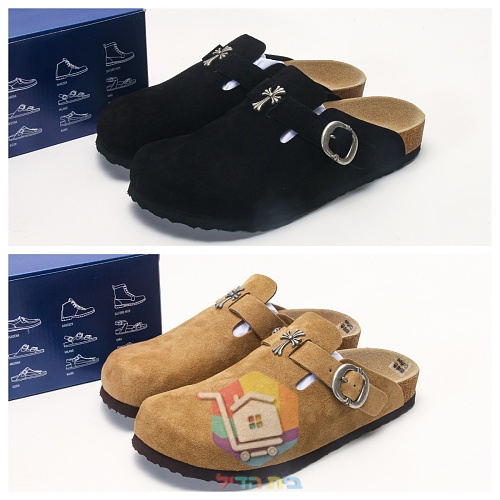 Birkenstock Boston Clogs aus Wildleder mit Schnalle 17