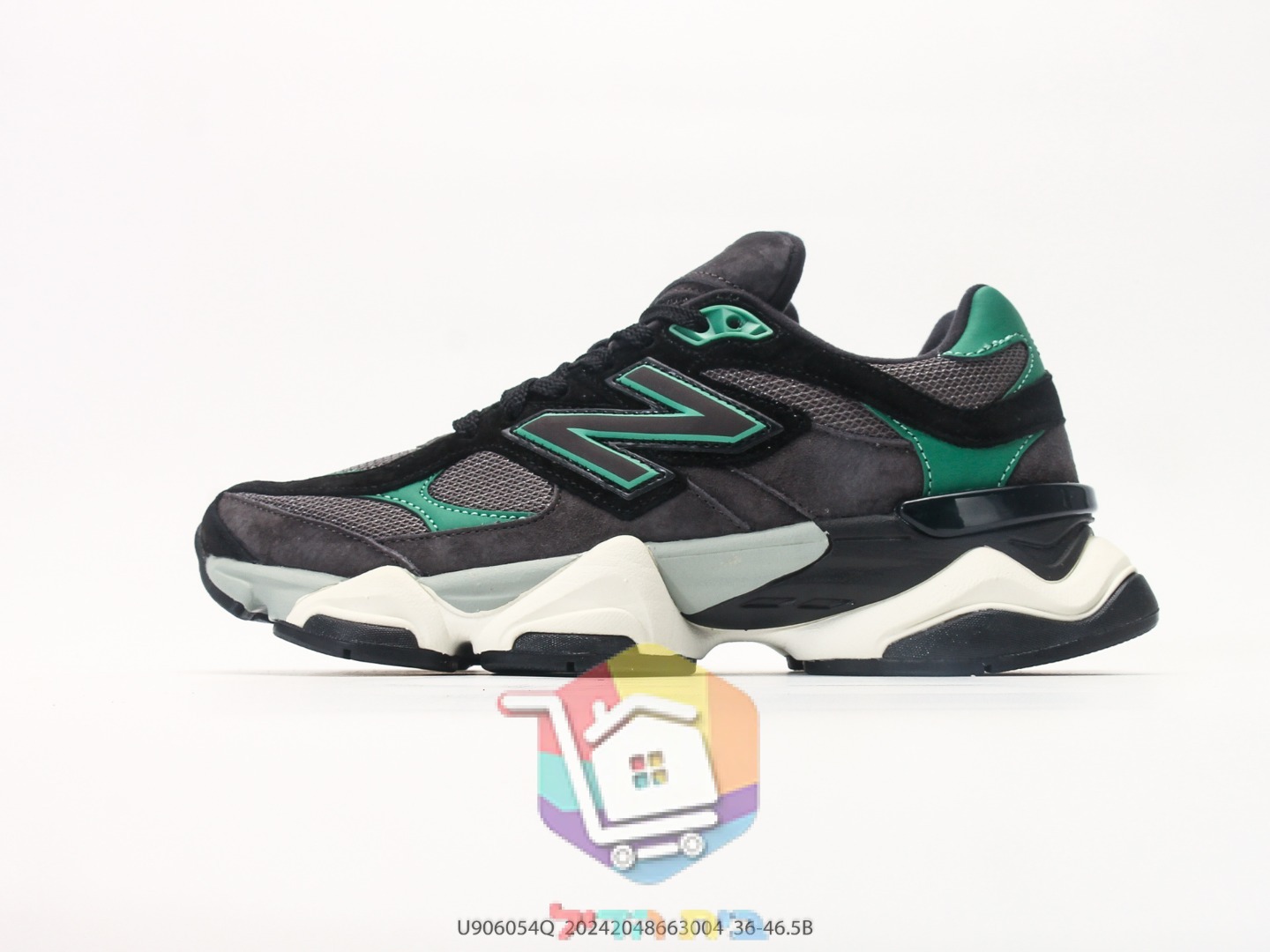 New Balance 9060 in Grün und Grau