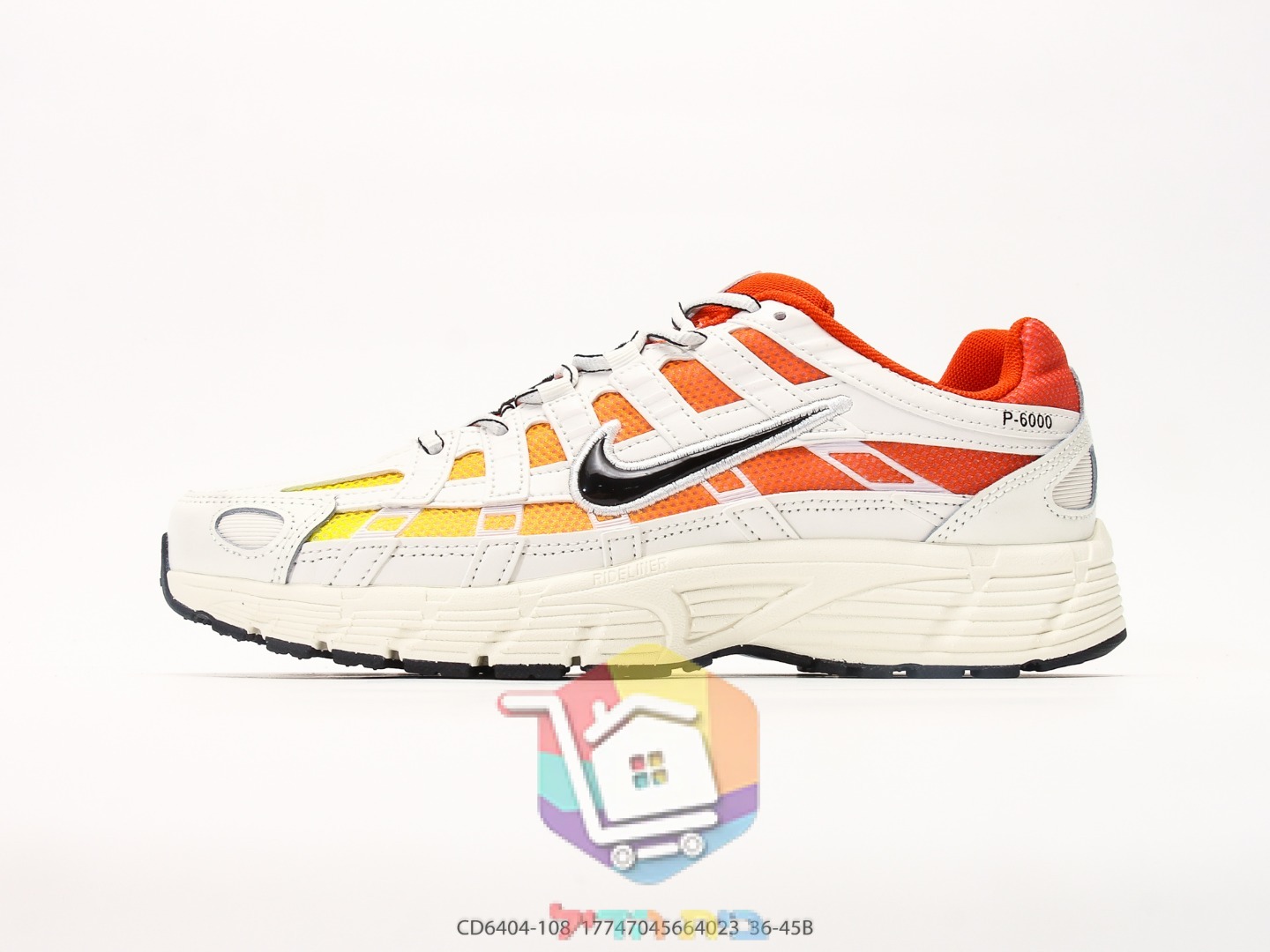 Nike P-6000 in Orange und Neon