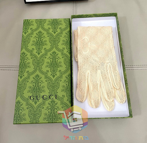 כפפות תחרה Gucci בשני גוונים 3