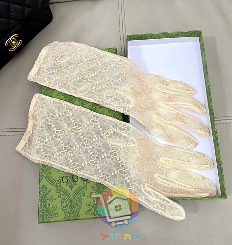 כפפות תחרה Gucci בשני גוונים 5