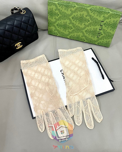 כפפות תחרה Gucci בשני גוונים 6