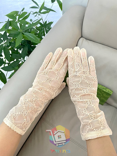 כפפות תחרה Gucci בשני גוונים 11