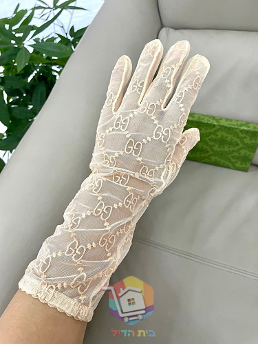 כפפות תחרה Gucci בשני גוונים 12