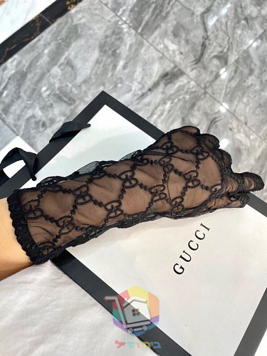 כפפות תחרה Gucci בשני גוונים 14