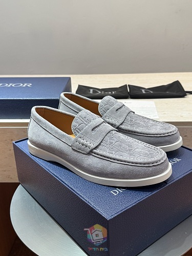 מוקסינים Dior Granville, בז', אפור, שחור או כחול כהה, תמונה 8