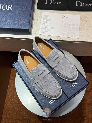 מוקסינים Dior Granville, בז', אפור, שחור או כחול כהה, תמונה 9