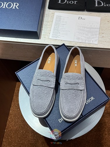 מוקסינים Dior Granville, בז', אפור, שחור או כחול כהה, תמונה 10