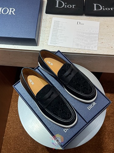 מוקסינים Dior Granville, בז', אפור, שחור או כחול כהה, תמונה 16