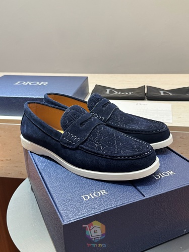 מוקסינים Dior Granville, בז', אפור, שחור או כחול כהה, תמונה 19