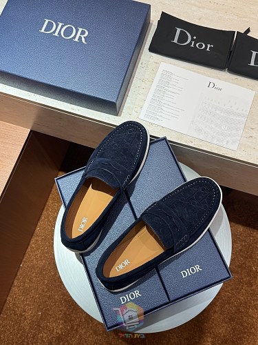 מוקסינים Dior Granville, בז', אפור, שחור או כחול כהה, תמונה 20