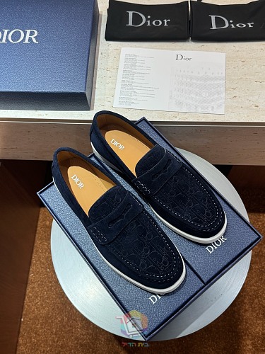 מוקסינים Dior Granville, בז', אפור, שחור או כחול כהה, תמונה 23