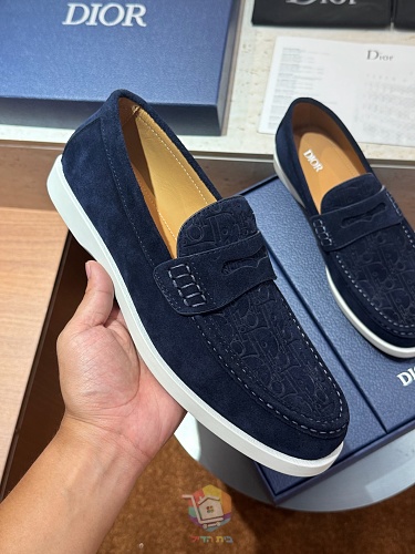 מוקסינים Dior Granville, בז', אפור, שחור או כחול כהה, תמונה 24