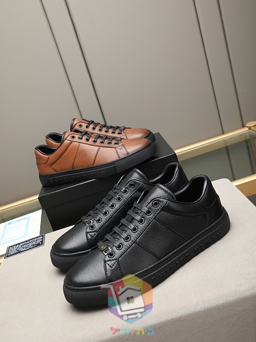 נעלי עור Philipp Plein Hexagon Lo-Top שחור, חום 18