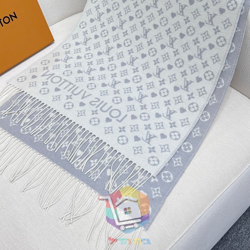 צעיף Louis Vuitton במונוגרם בחמישה גוונים, 45x200 ס"מ 4