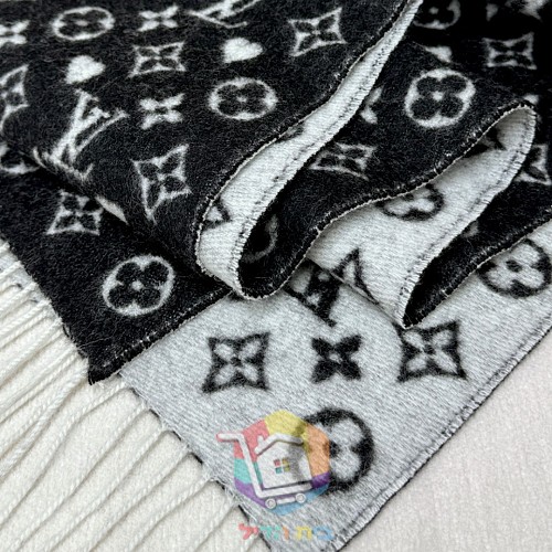 צעיף Louis Vuitton במונוגרם בחמישה גוונים, 45x200 ס"מ 12