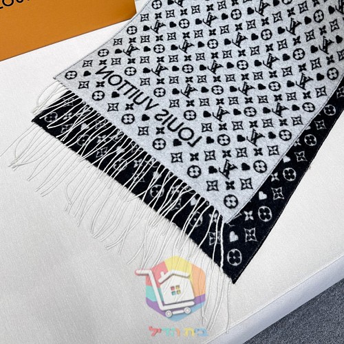 צעיף Louis Vuitton במונוגרם בחמישה גוונים, 45x200 ס"מ 13