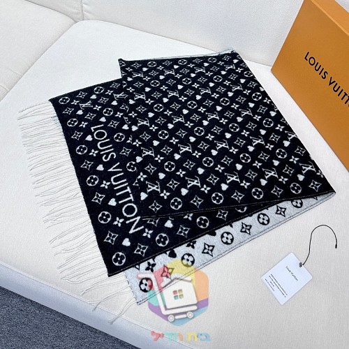 צעיף Louis Vuitton במונוגרם בחמישה גוונים, 45x200 ס"מ 14