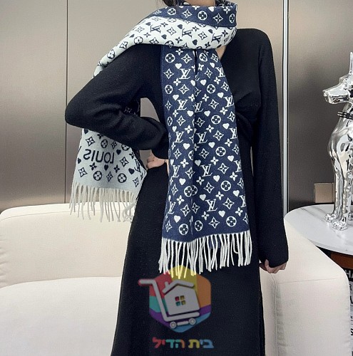 צעיף Louis Vuitton במונוגרם בחמישה גוונים, 45x200 ס"מ 24