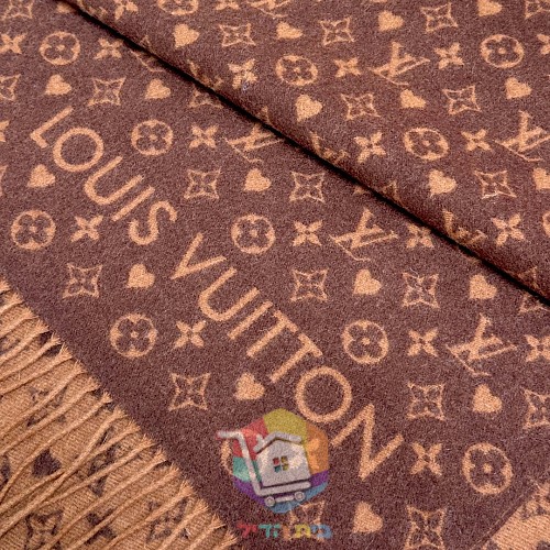 צעיף Louis Vuitton במונוגרם בחמישה גוונים, 45x200 ס"מ 28