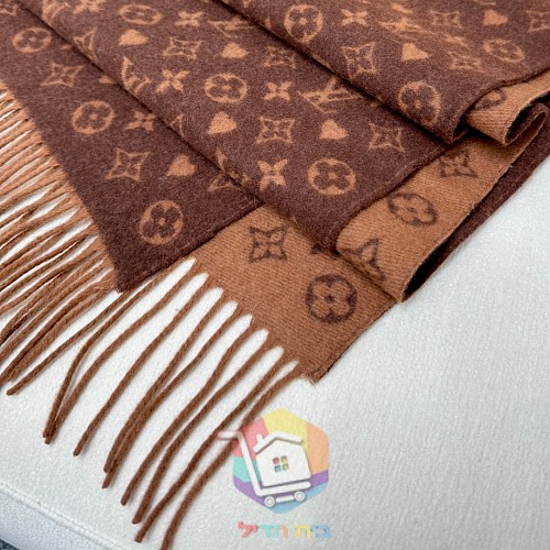 צעיף Louis Vuitton במונוגרם בחמישה גוונים, 45x200 ס"מ 29