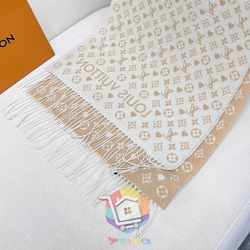 צעיף Louis Vuitton במונוגרם בחמישה גוונים, 45x200 ס"מ 38