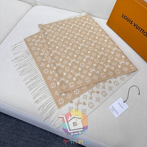 צעיף Louis Vuitton במונוגרם בחמישה גוונים, 45x200 ס"מ 39