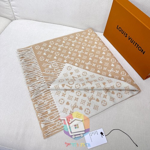 צעיף Louis Vuitton במונוגרם בחמישה גוונים, 45x200 ס"מ 40
