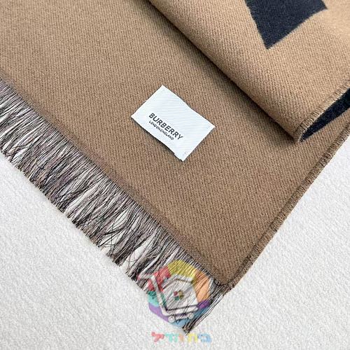 צעיף Burberry עם כיתוב בשלושה גוונים 2