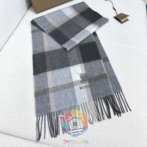 צעיף Burberry במשבצות בשני גוונים, 30x170 ס"מ 3