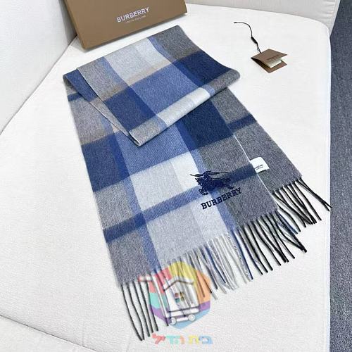 צעיף Burberry במשבצות בשני גוונים, 30x170 ס"מ 12