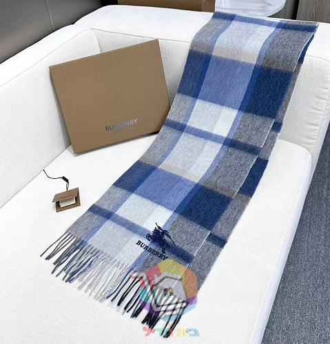 צעיף Burberry במשבצות בשני גוונים, 30x170 ס"מ 14