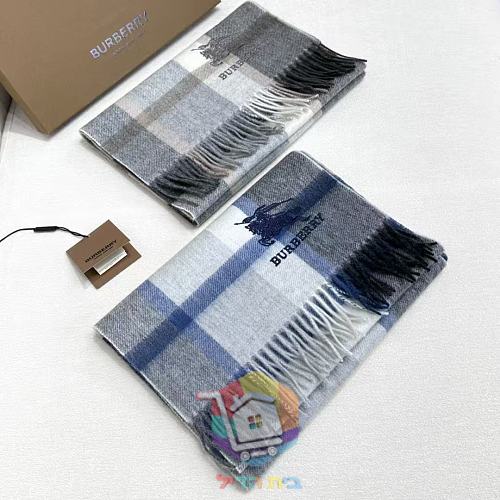 צעיף Burberry במשבצות בשני גוונים, 30x170 ס"מ 24