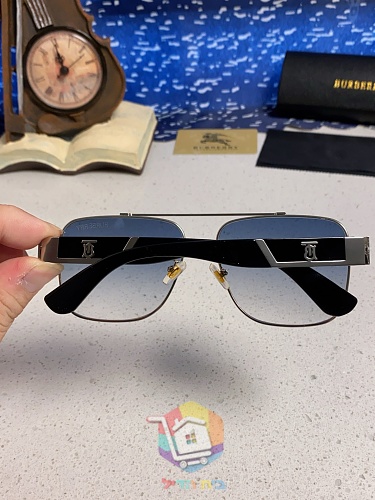משקפי שמש Burberry מרובעים עם מסגרת מתכת, חמישה צבעים, תמונה 6