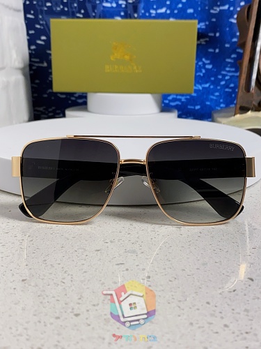 משקפי שמש Burberry מרובעים עם מסגרת מתכת, חמישה צבעים, תמונה 12