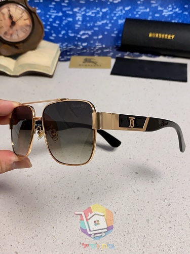 משקפי שמש Burberry מרובעים עם מסגרת מתכת, חמישה צבעים, תמונה 15
