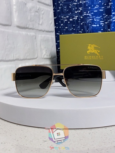 משקפי שמש Burberry מרובעים עם מסגרת מתכת, חמישה צבעים, תמונה 19