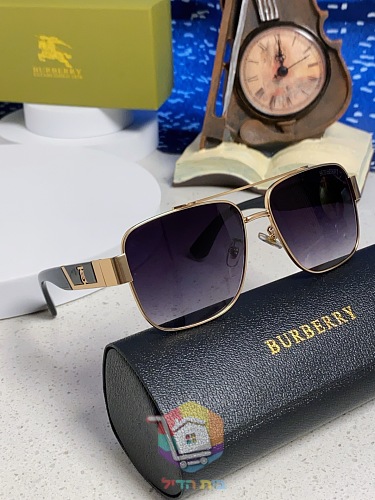 משקפי שמש Burberry מרובעים עם מסגרת מתכת, חמישה צבעים, תמונה 21