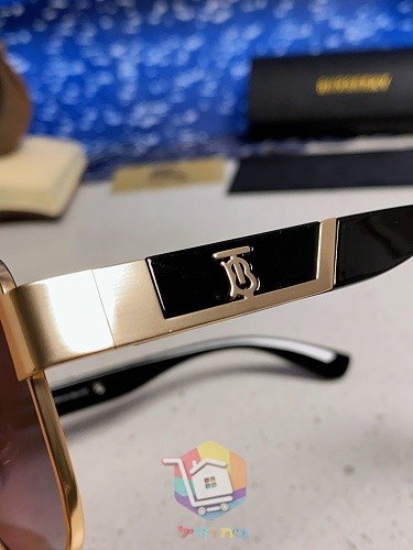משקפי שמש Burberry מרובעים עם מסגרת מתכת, חמישה צבעים, תמונה 24