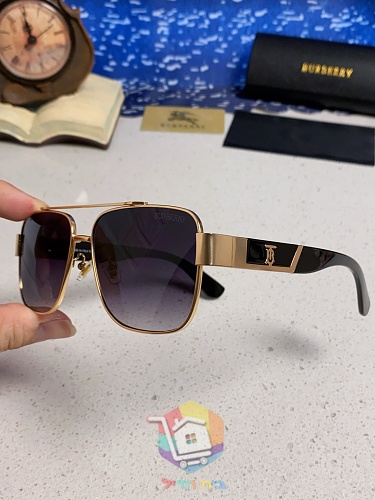 משקפי שמש Burberry מרובעים עם מסגרת מתכת, חמישה צבעים, תמונה 25