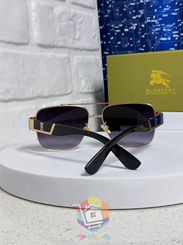 משקפי שמש Burberry מרובעים עם מסגרת מתכת, חמישה צבעים, תמונה 28